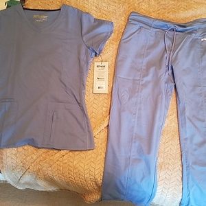 Greys anatomy scrub set- Ciel blue